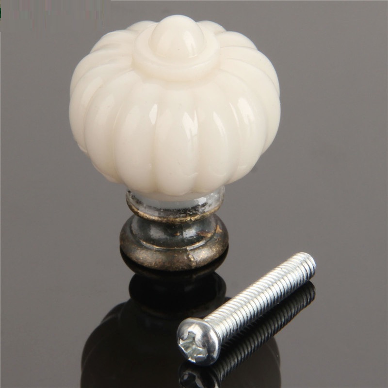 Furniture Hardware Suppliers - 1Pc Acrylic Ivory White Pumpkin Cabinet