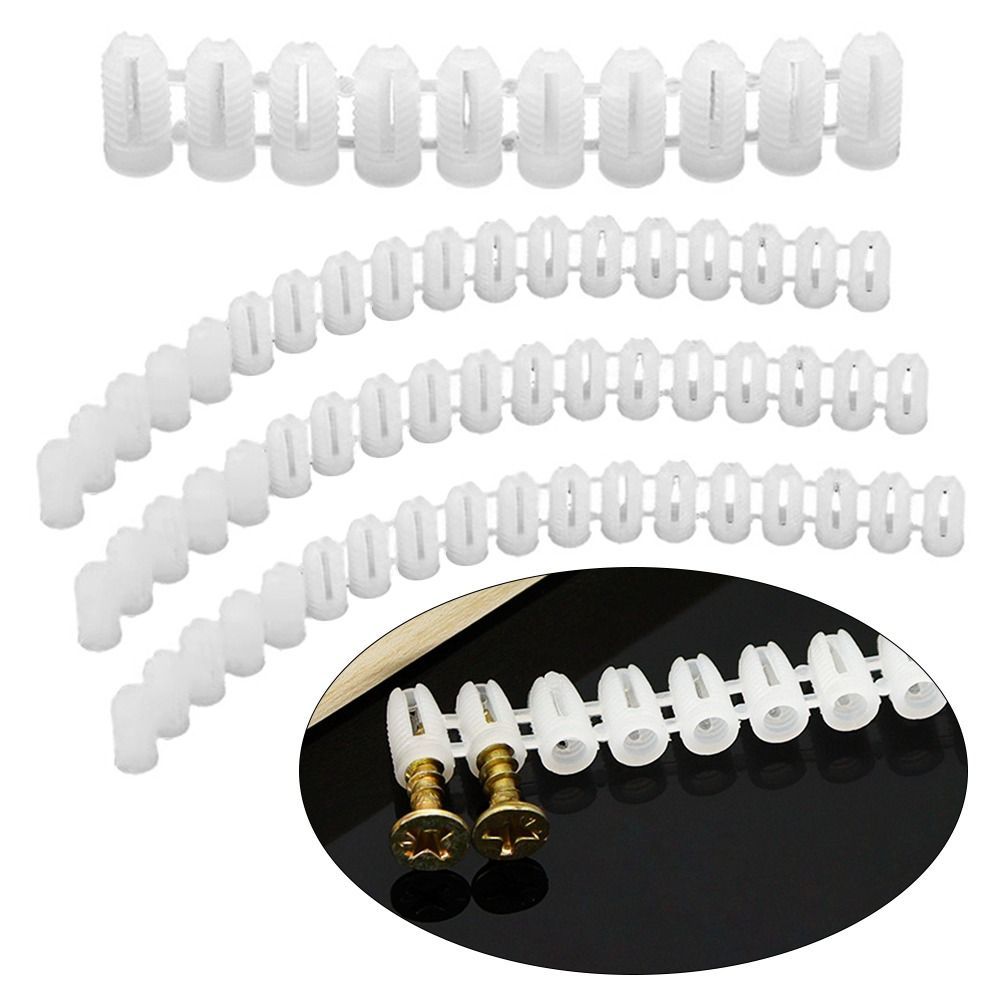 Furniture Hardware Replacement Parts - M4 Wall Plug Anchor Expansion Pipe