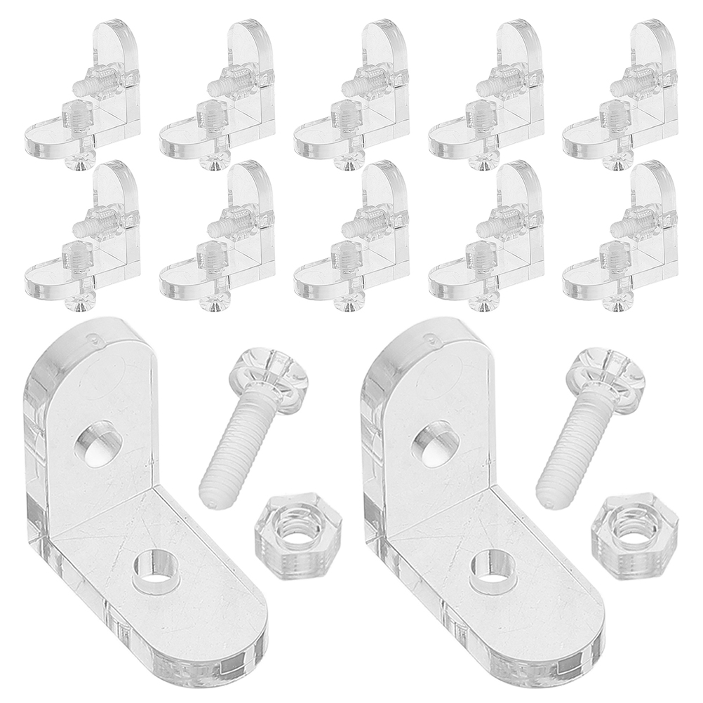 Corner Bracket Angle - 15Pcs Clear Acrylic L Shape Corner