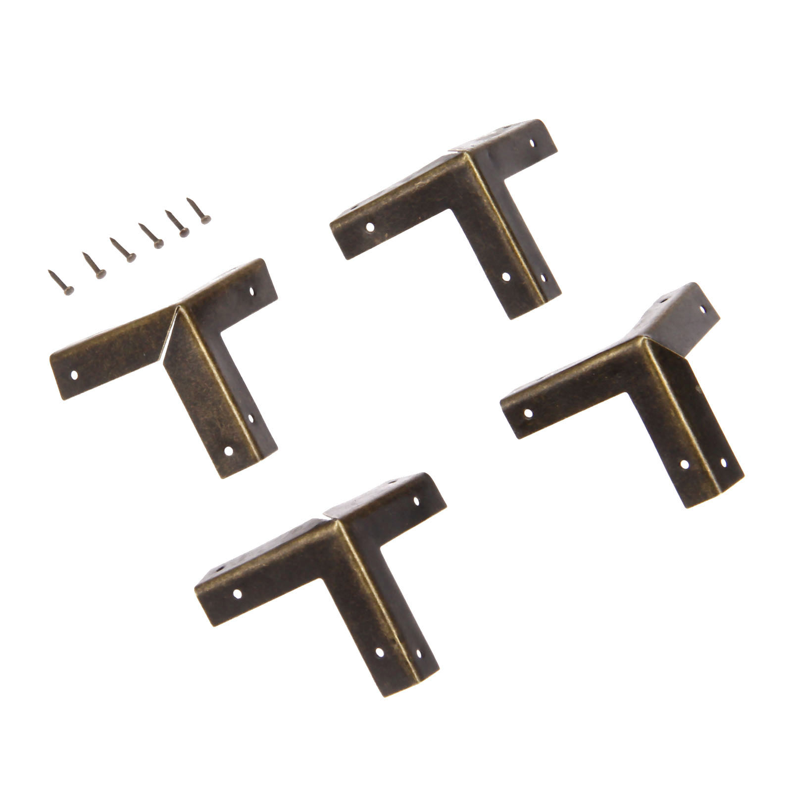 DRELD 4Pcs Antique Bronze Corn - Furniture Hardware Covers recension och pris