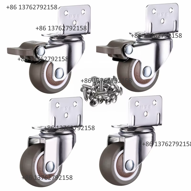 4Pcs Soft Rubber Quiet Swivel  - Furniture Hardware recension och pris