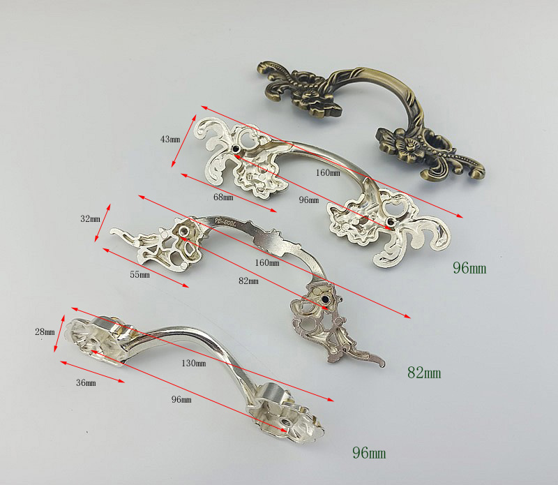 Antique Silver Classic Furnitu - Vintage Furniture Hardware Pulls recension och pris