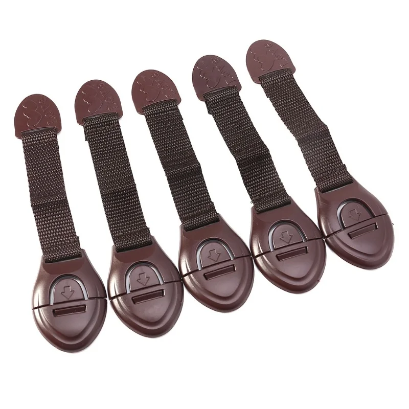 5pcs/lot Brown Cabinet Safety  - Furniture Hardware Suppliers recension och pris
