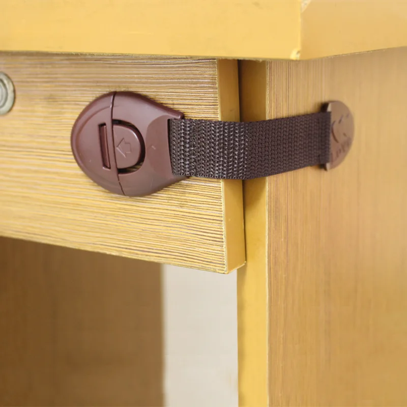 5pcs/lot Brown Cabinet Safety  - Furniture Hardware Suppliers recension och pris