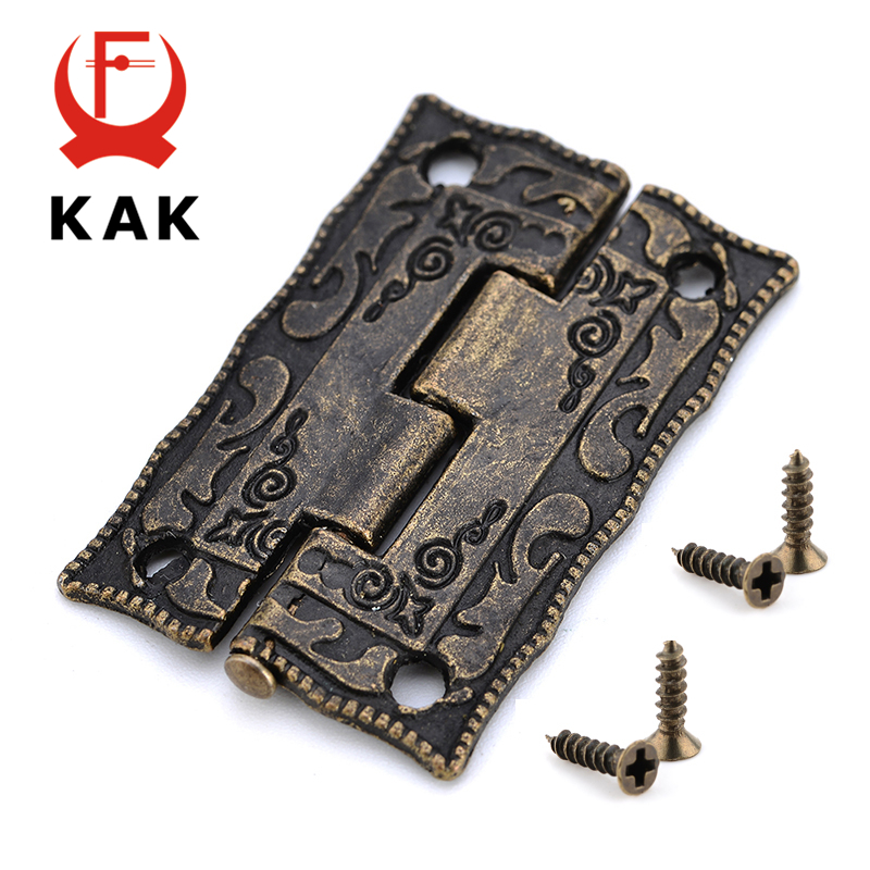 10PCS KAK Antique Bronze Hinge - Furniture Hardware Antique recension och pris