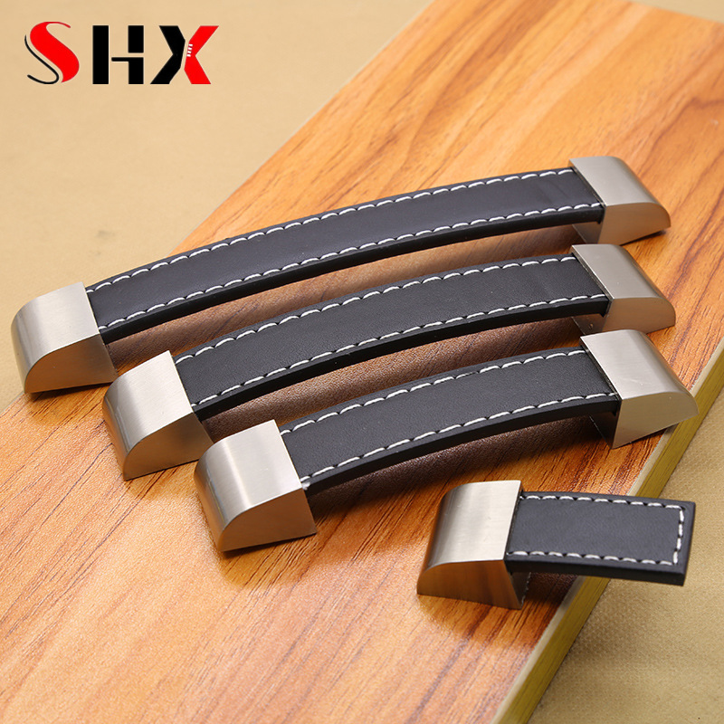 Modern High-grade Leather Hand - Vintage Furniture Hardware Pulls recension och pris