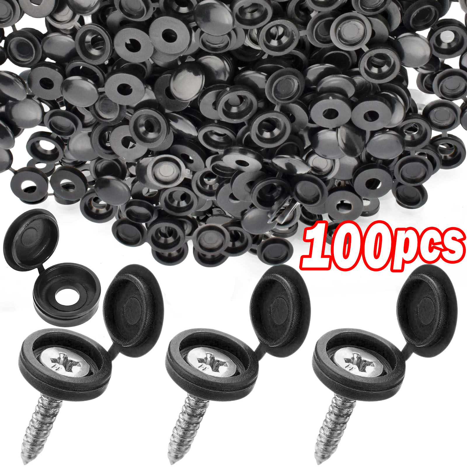 5/100PCS Hinged Plastic Screw  - Furniture Hardware Replacement Parts recension och pris