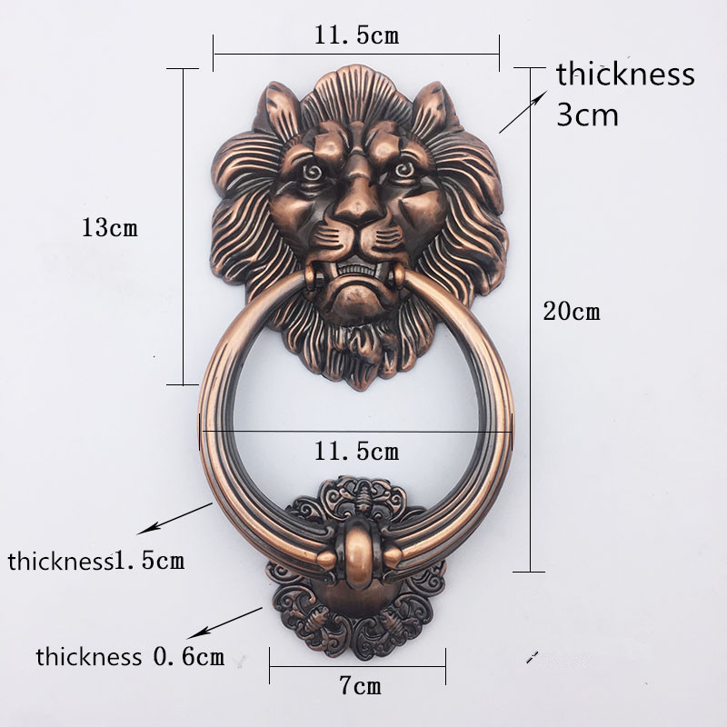 Antique Bronze Lion Head Handl - Furniture Hardware Antique recension och pris