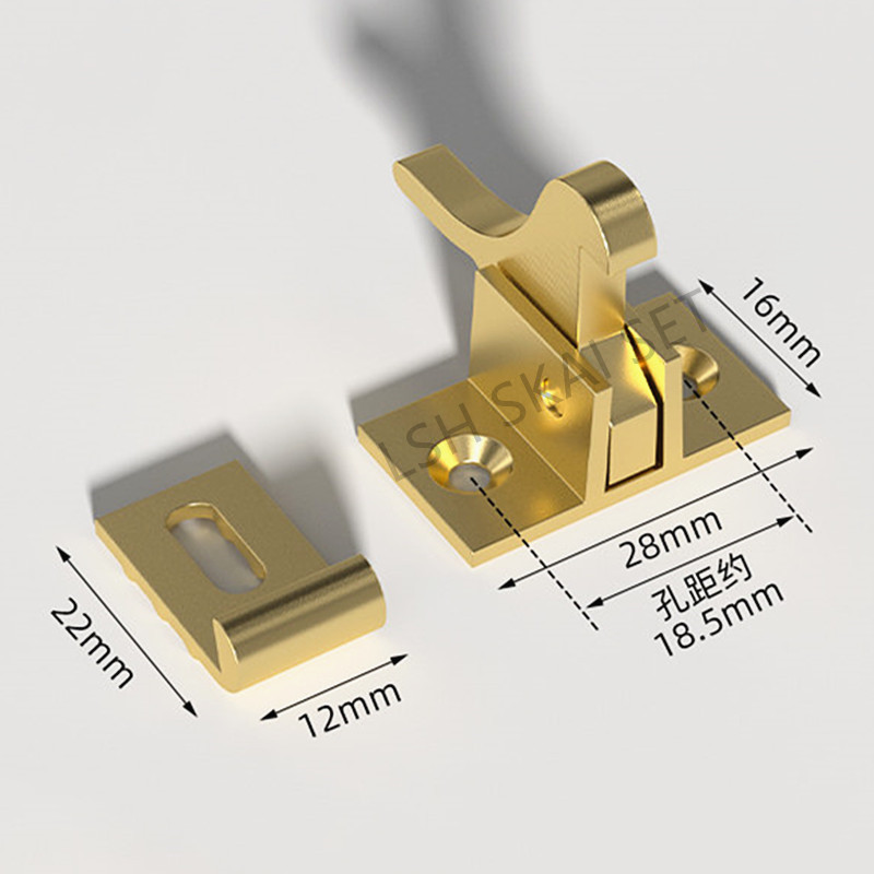 2Pc High-end Brass Fasteners I - Furniture Hardware High End recension och pris