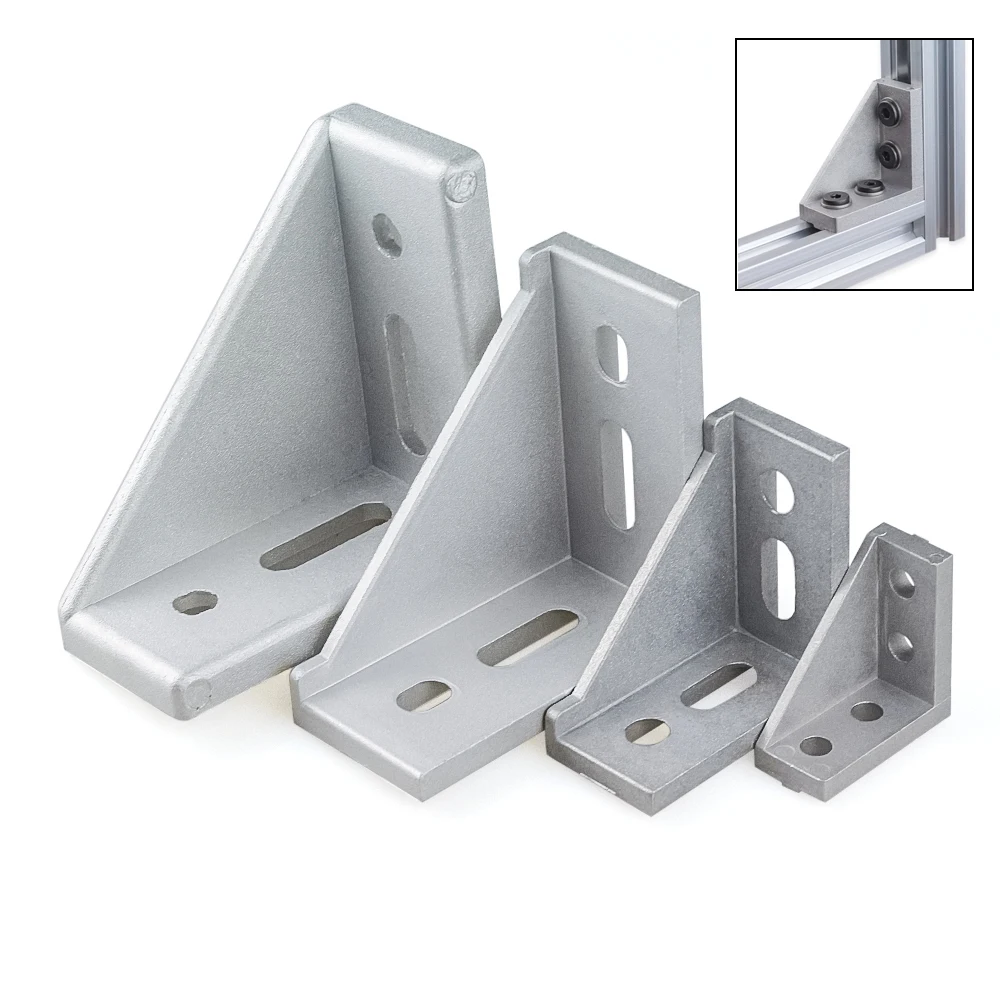 8Pcs/lot 2040 3060 4080 Corner - Corner Bracket Angle recension och pris