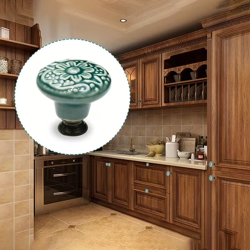 12pcs Ceramic Cabinet Knobs, F - Furniture Hardware Suppliers recension och pris