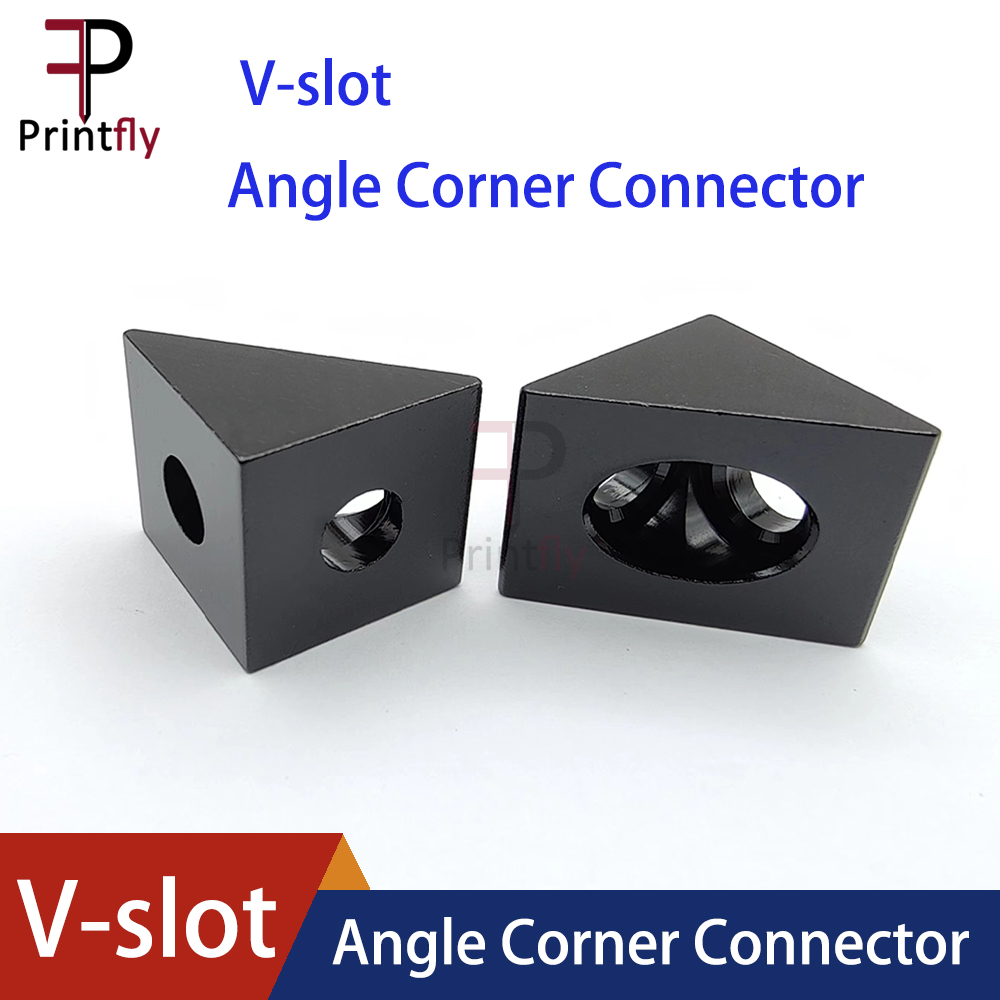 V-slot Black Angle Corner Conn - Corner Bracket Angle recension och pris