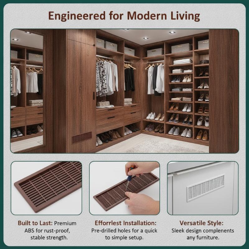 Cabinet Wardrobe Air Vent Gril - Furniture Hardware Covers recension och pris