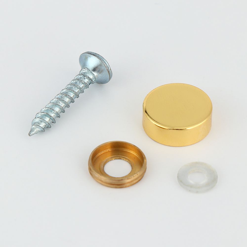 4 Sets Mirror Fasteners Screws - Furniture Hardware Covers recension och pris