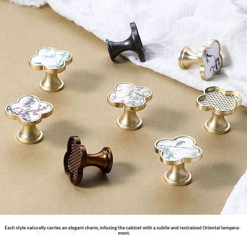 Cabinet Knobs Chinese Painting - Furniture And Hardware Supplies recension och pris