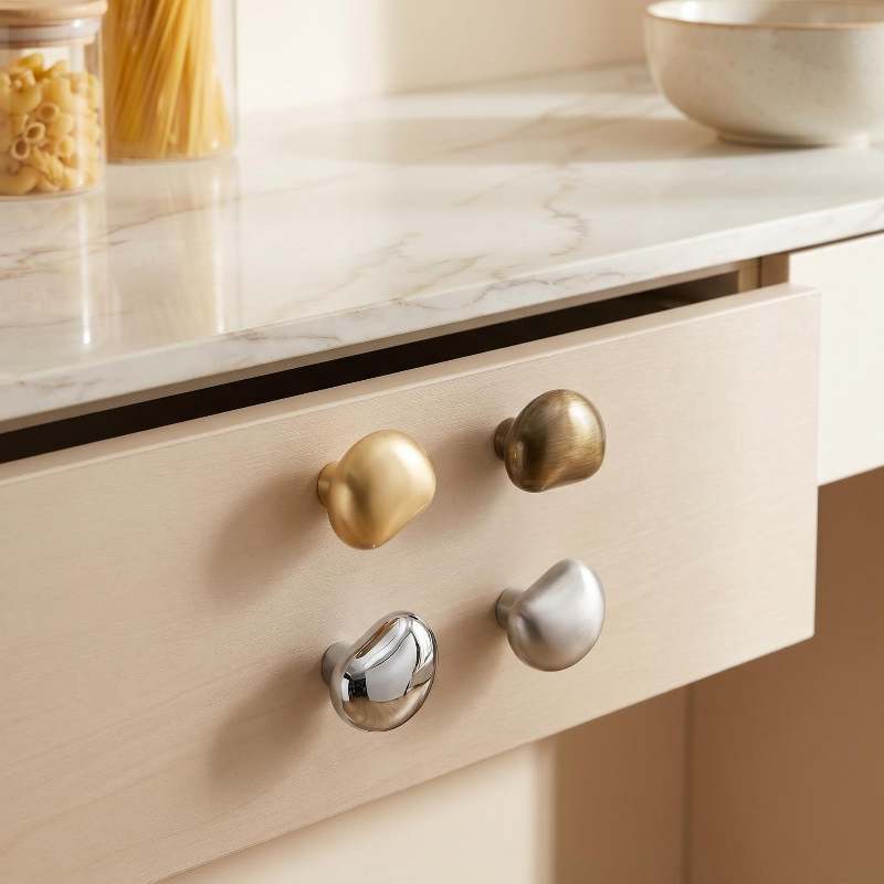 Simple Cabinet Door Knob Pebbl - Vintage Furniture Hardware Pulls recension och pris