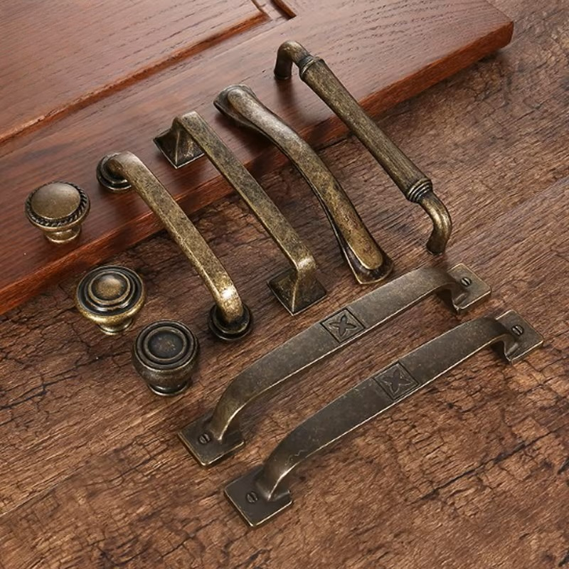 Antique Bronze Wardrobe Door H - Vintage Furniture Hardware Pulls recension och pris