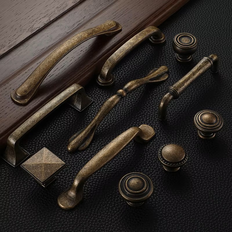 Antique Bronze Wardrobe Door H - Vintage Furniture Hardware Pulls recension och pris