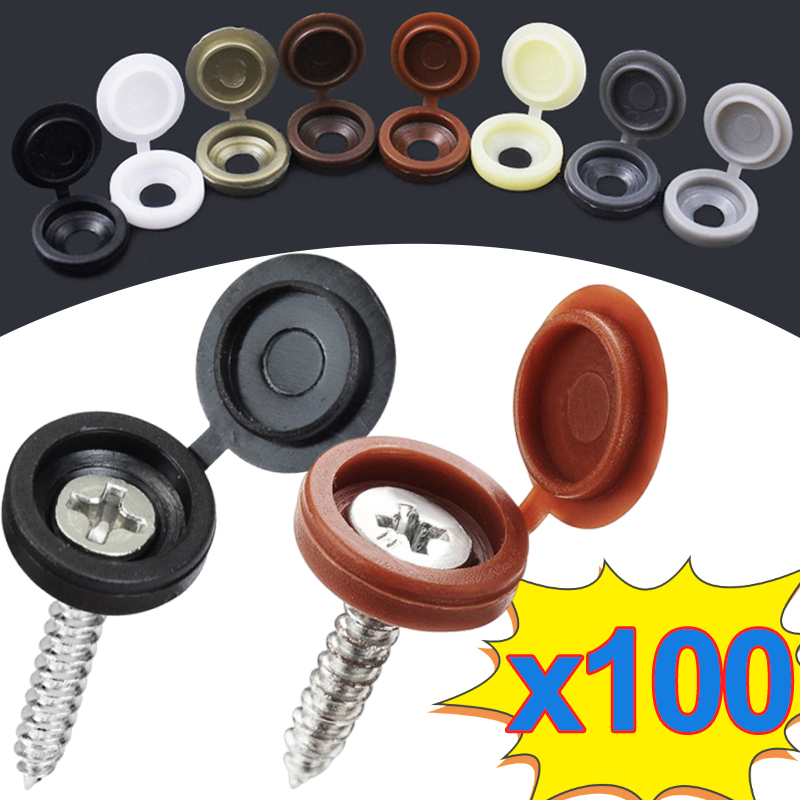 10/500pcs Screw Decorative Cap - Furniture Hardware Covers recension och pris