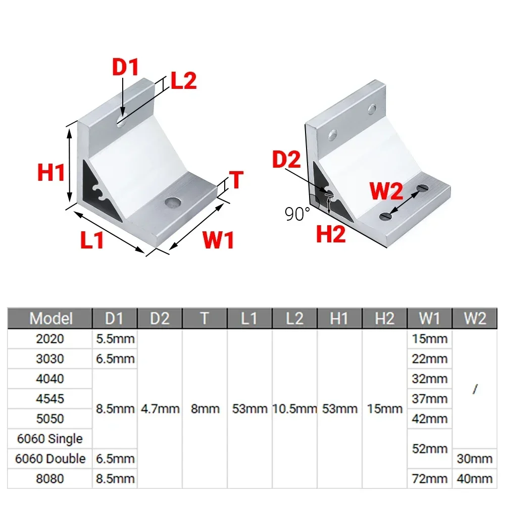 4Pcs 90 Degree Corner Angle Br - Corner Bracket Angle recension och pris