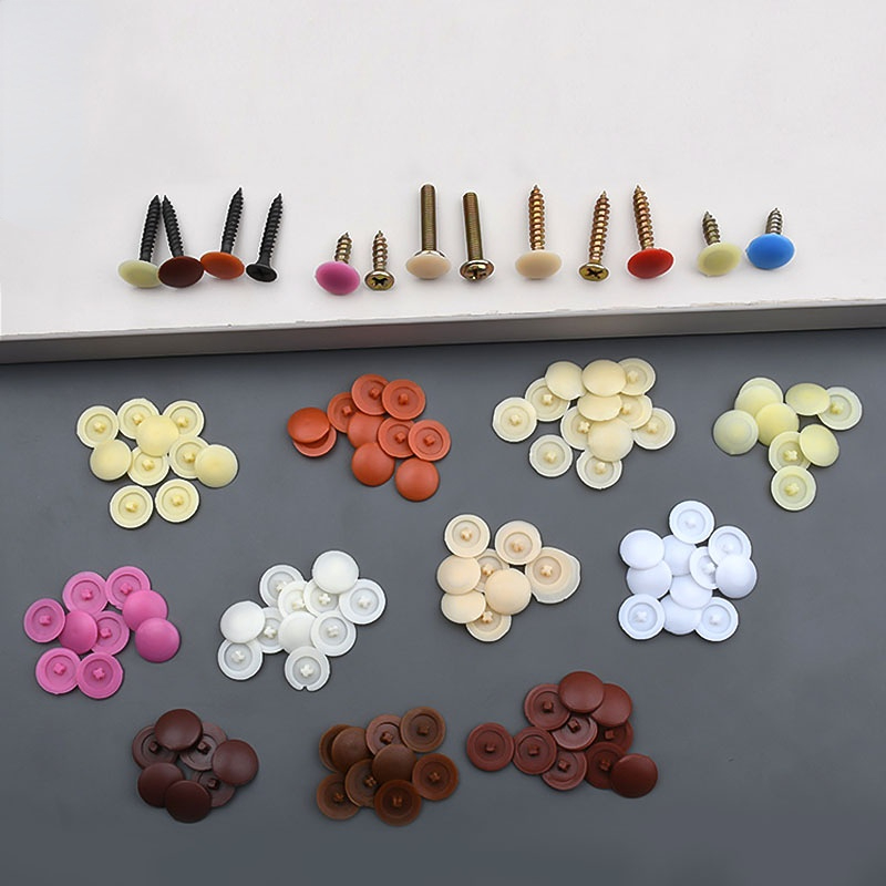 100/500/1000pcs Plastic Screw  - Furniture Hardware Covers recension och pris