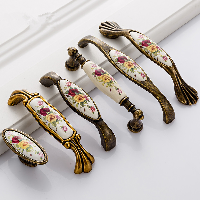 Vintage Ceramic Handle  Cabine - Vintage Furniture Hardware Pulls recension och pris