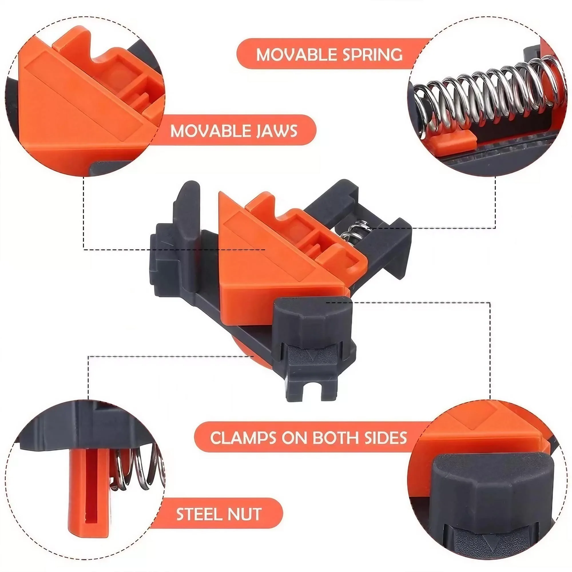 Premium 90 Degree Right Angle  - Furniture Hardware recension och pris
