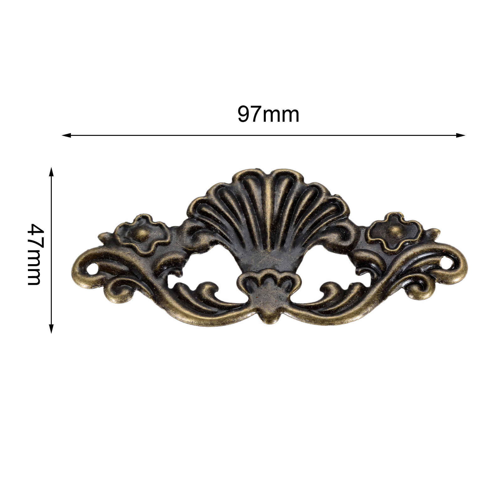 4pcs 97*47mm Vintage Wooden Bo - Corner Bracket Angle recension och pris