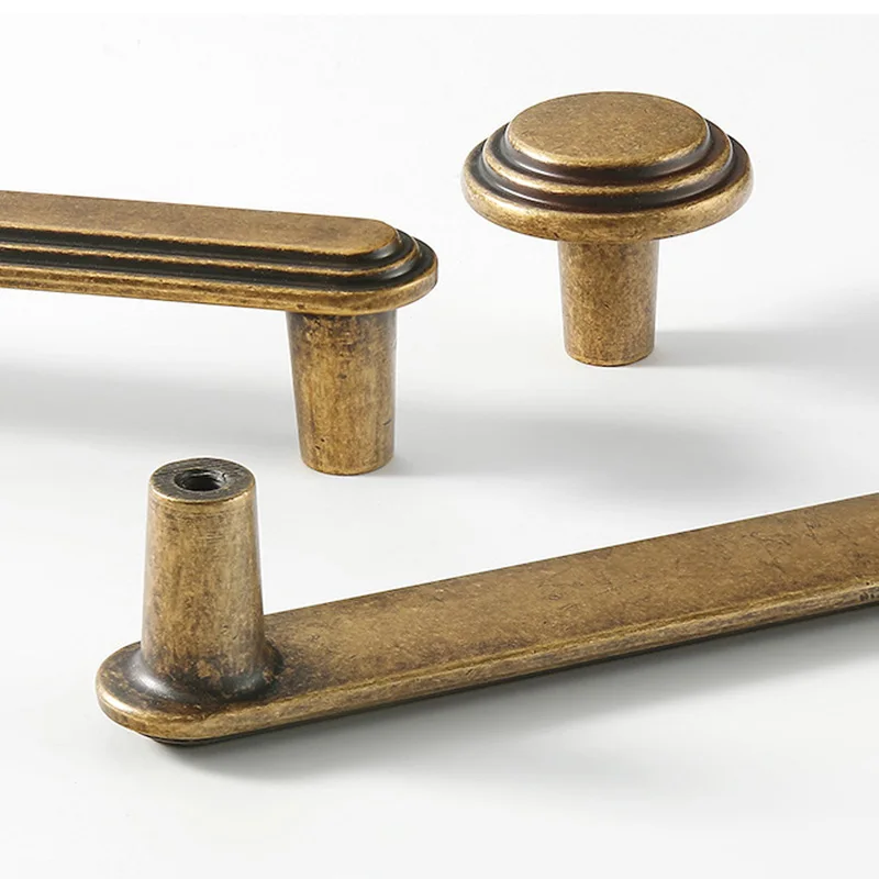 Retro Handles Antique Brass Ca - Vintage Furniture Hardware Pulls recension och pris