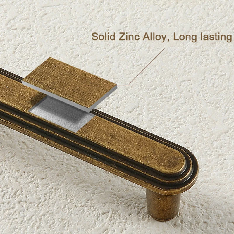 Retro Handles Antique Brass Ca - Vintage Furniture Hardware Pulls recension och pris