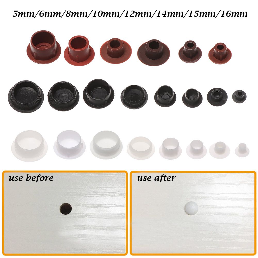 50Pcs 5-16mm Furniture Hole Co - Furniture Hardware Covers recension och pris