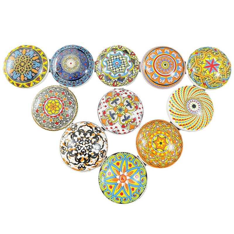 Bohemian Ceramic Single Hole C - Vintage Furniture Hardware Pulls recension och pris