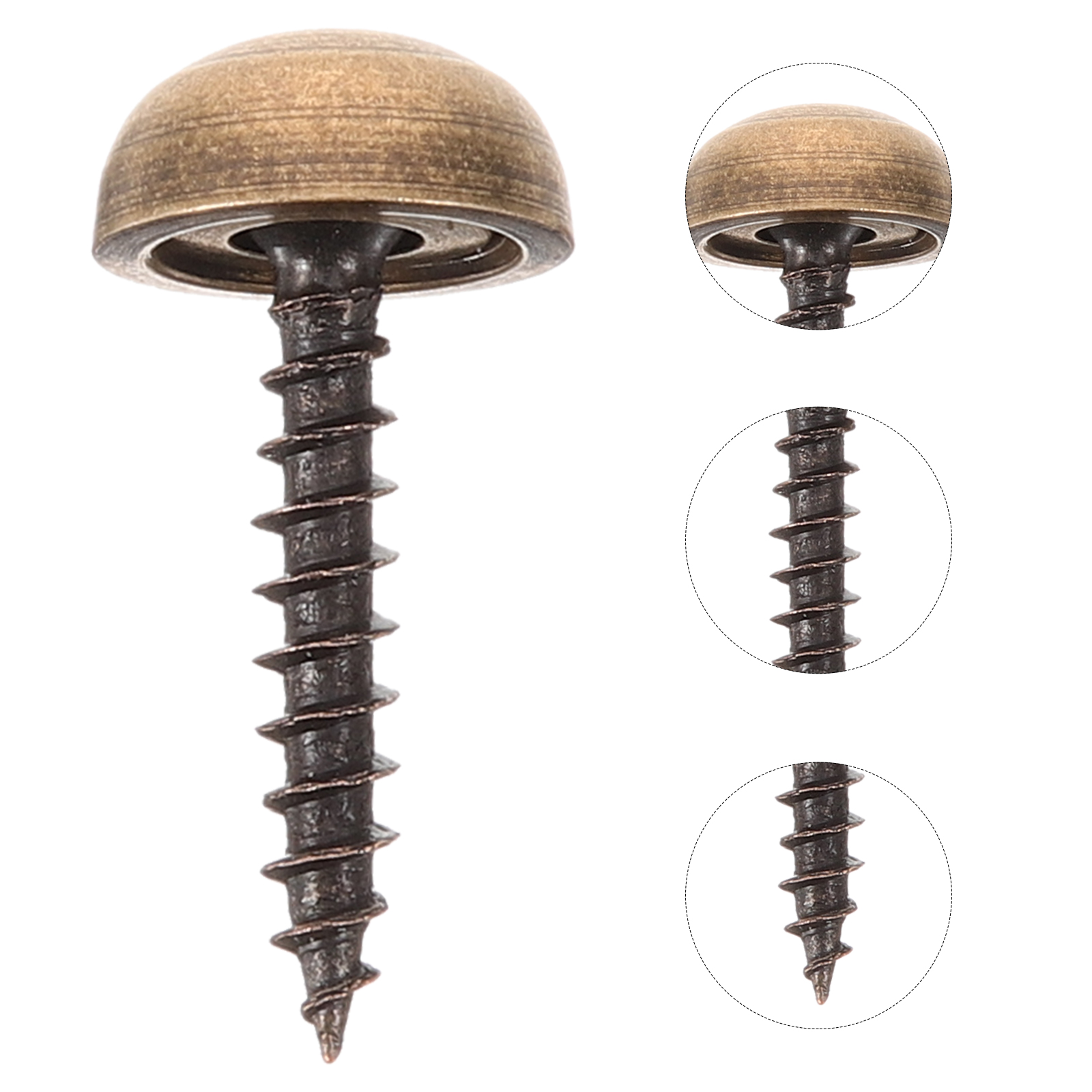 8pcs 13mm Brass Brass Screws C - Furniture Hardware Covers recension och pris