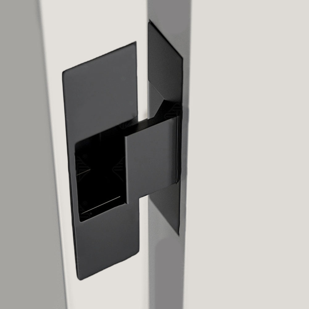 1Pcs Black Door Hinges Invisib - Furniture Hardware Replacement Parts recension och pris