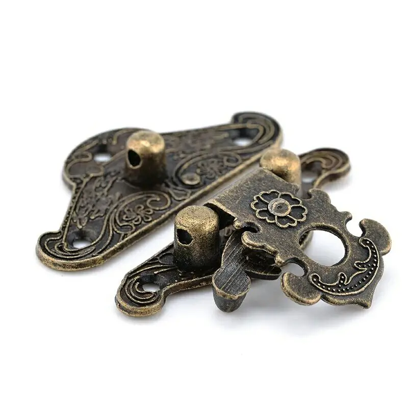 5-20pcs Vintage Metal Hasp Lat - Furniture Hardware Antique recension och pris