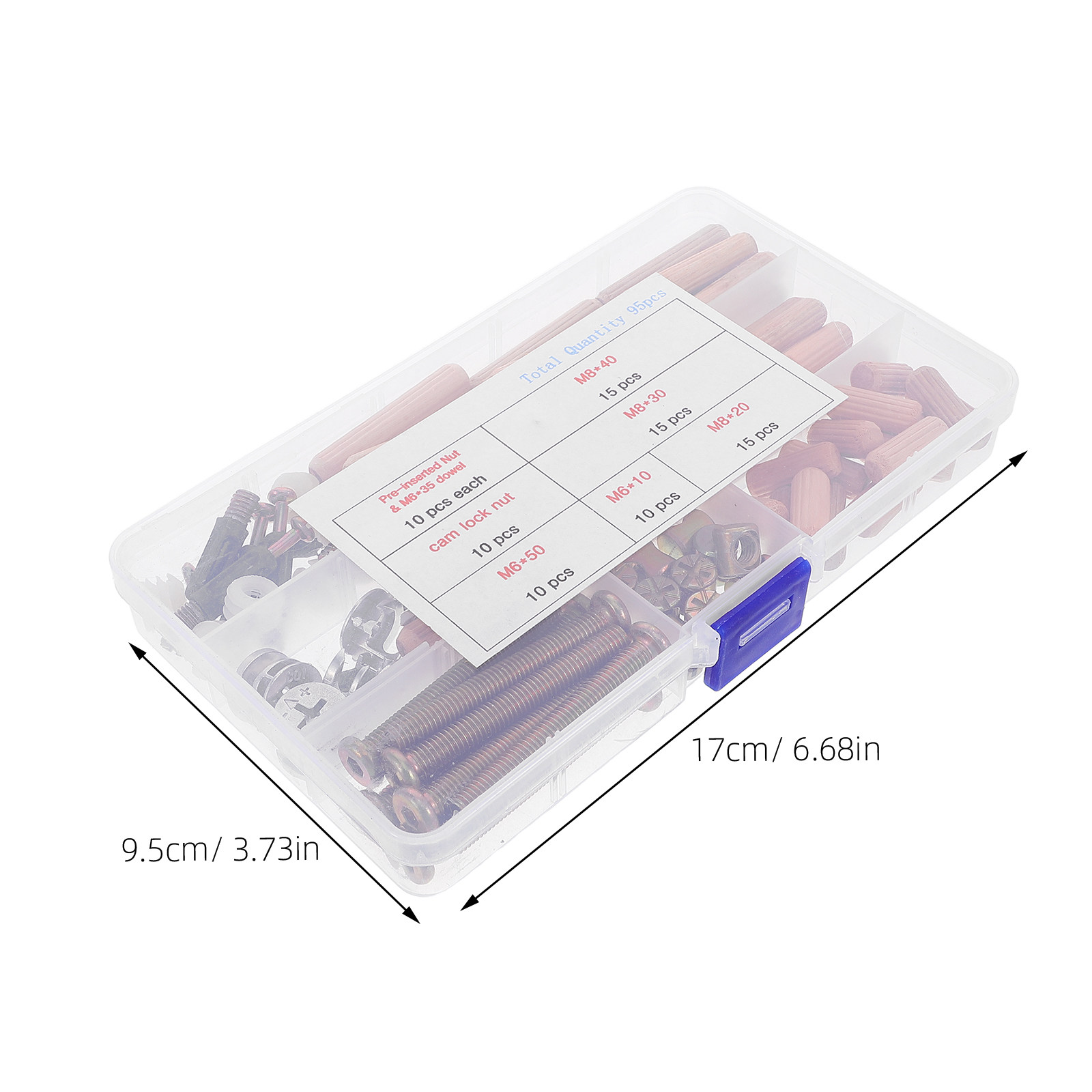 95Pcs Bunk Bed Hardware Connec - Furniture Hardware recension och pris