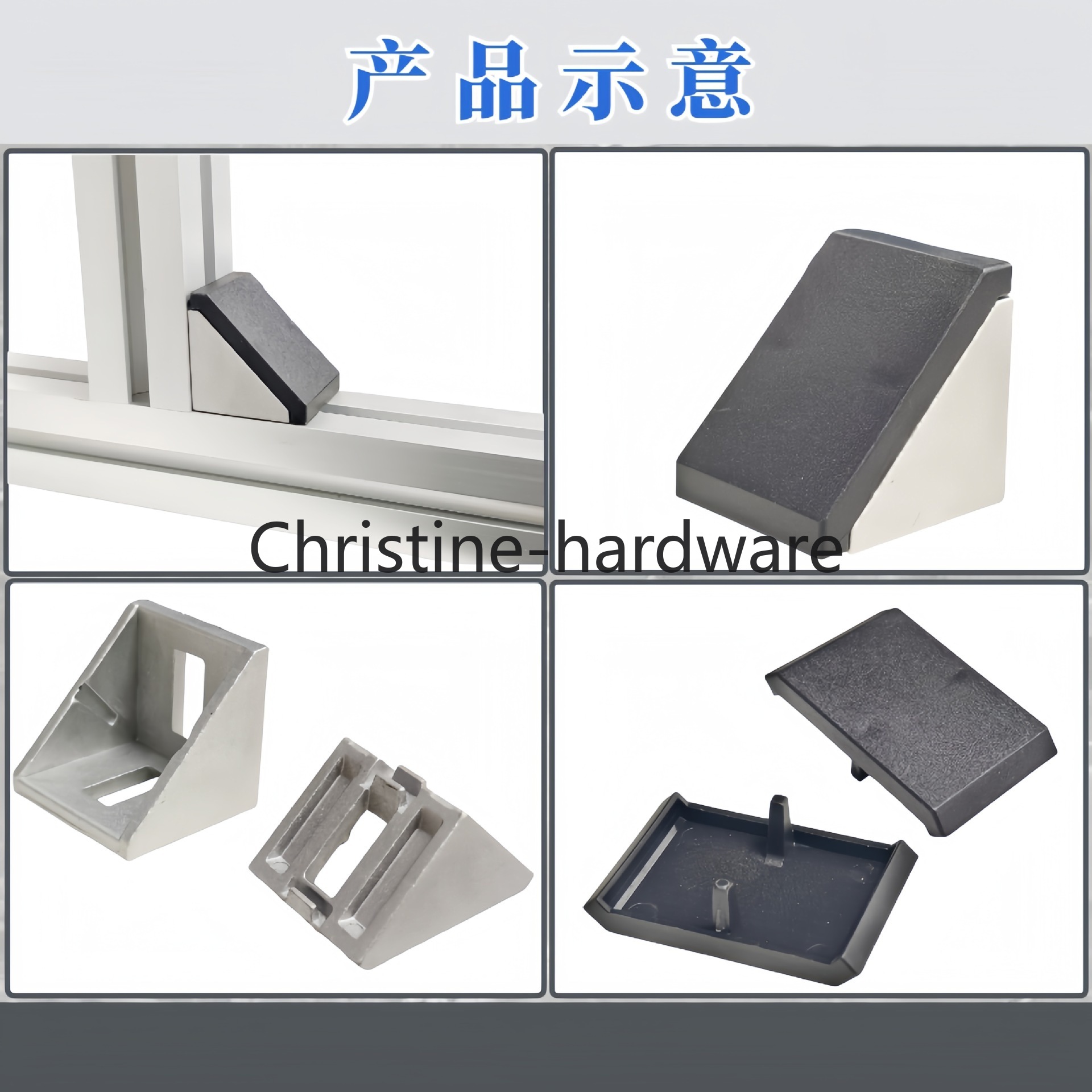 10pcs 2020 3030 4040 Corner Br - Corner Bracket Angle recension och pris