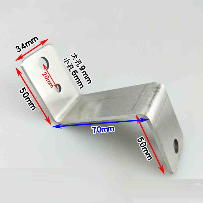 Stainless Steel Z-shaped Fixin - Corner Bracket Angle recension och pris