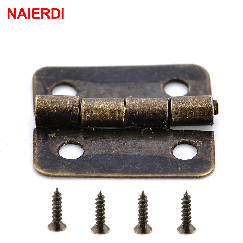50PCS NAIERDI Antique Hinge Mi - Furniture Hardware Antique recension och pris