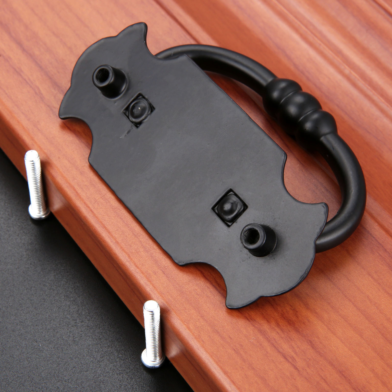 1Pc  88*56mm Black Handle Zinc - Vintage Furniture Hardware Pulls recension och pris