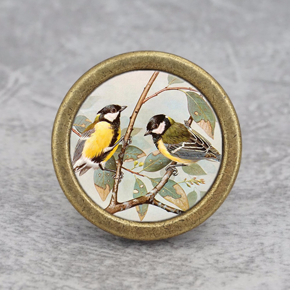 Two Birds--Drawer Knobs Vintag - Vintage Furniture Hardware Pulls recension och pris