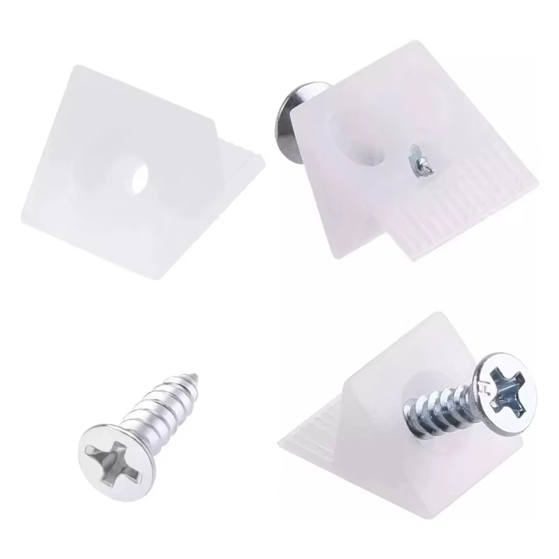 20/40/60/80/100pcs Drawer Wedg - Corner Bracket Angle recension och pris