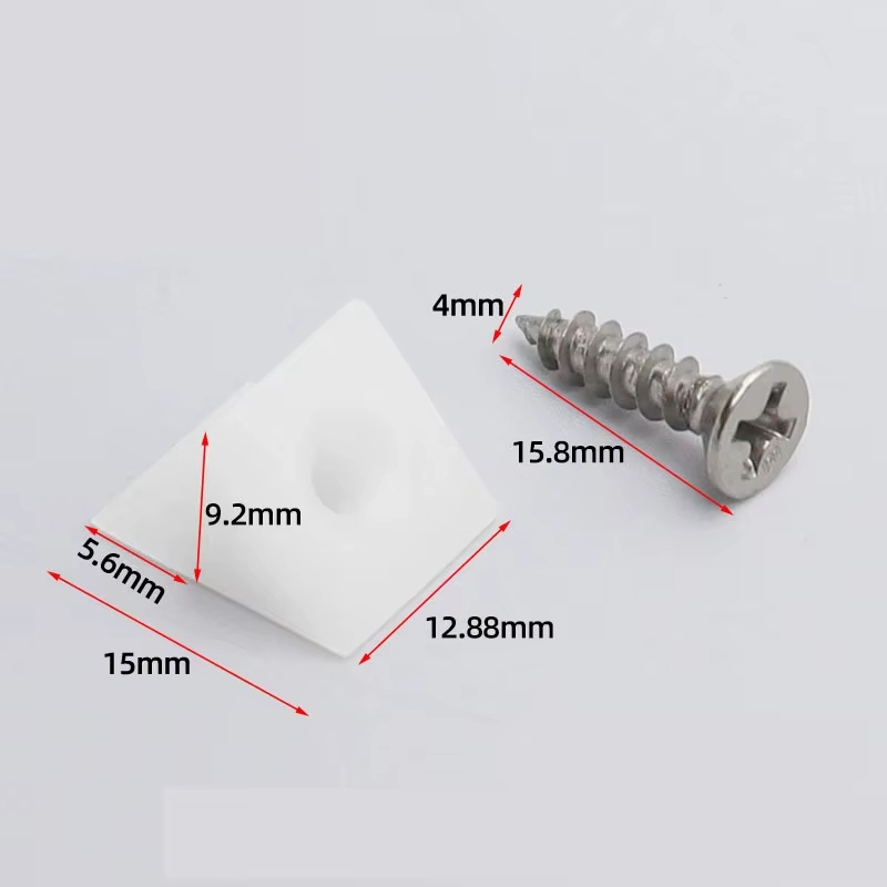 20/40/60/80/100pcs Drawer Wedg - Corner Bracket Angle recension och pris